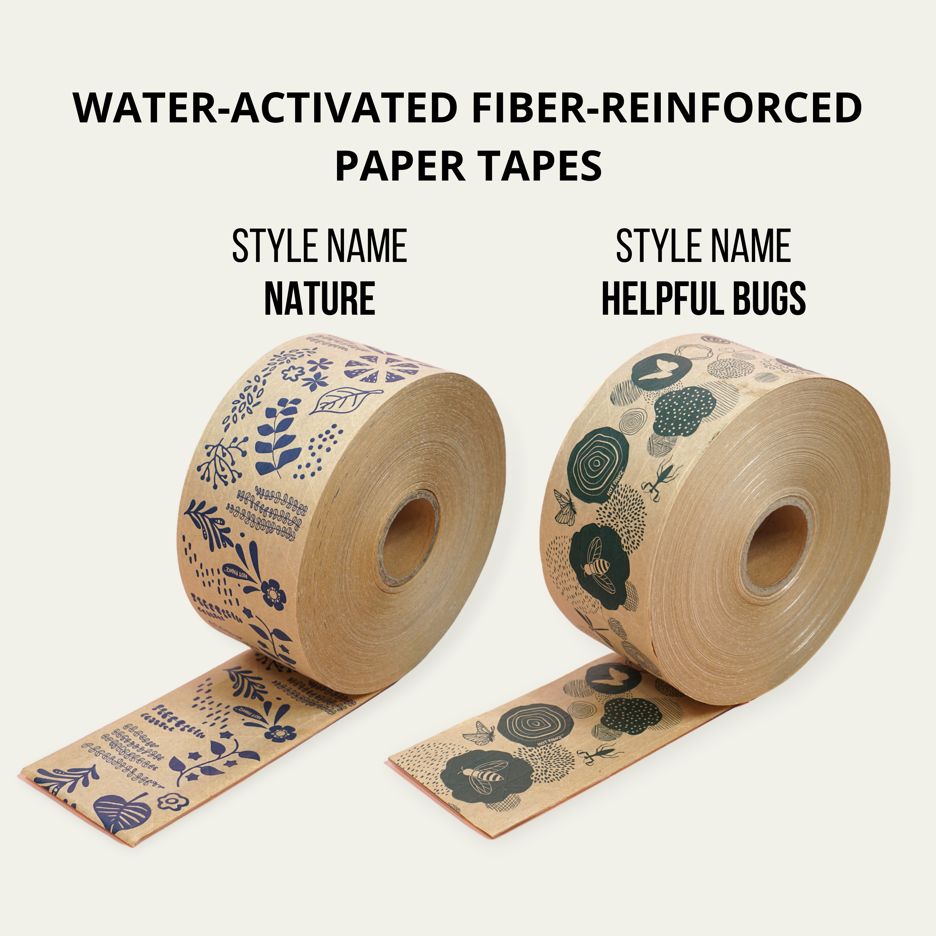 Wat Paper Packing Tape Sample Set of 2